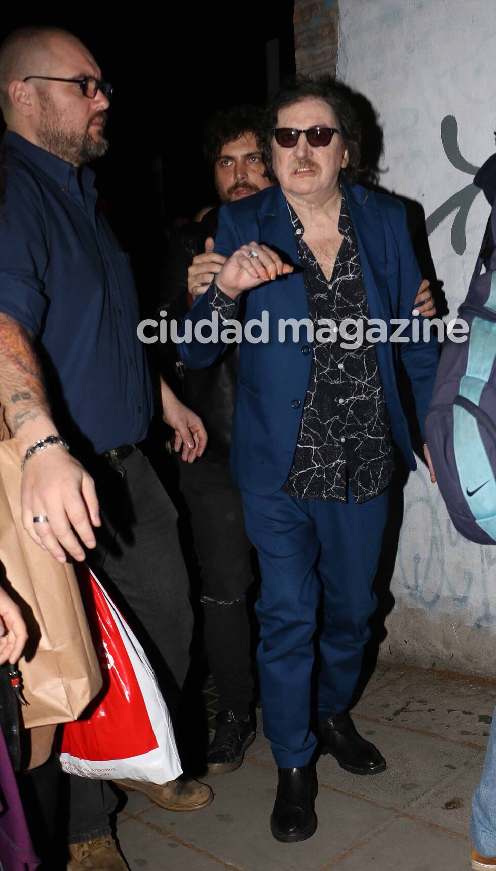 Charly García en su cumpleaños 67.  (Foto: Movilpress)