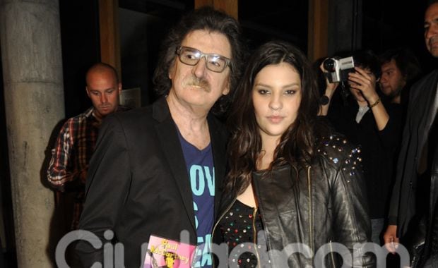 Charly García y Mecha, su novia, celebraron el cumple del músico (Foto: Jennifer Rubio). 