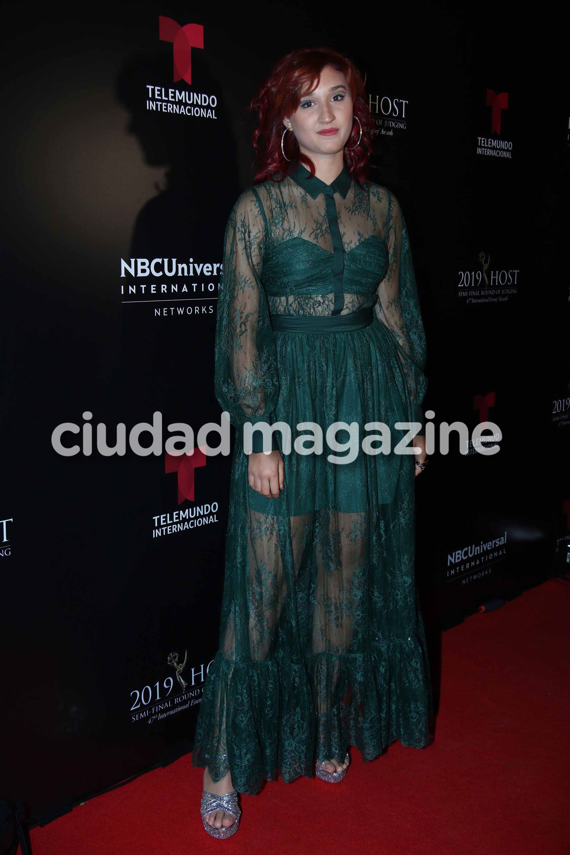 Chiara Francia, en la Gala de votación de los Emmy Internacionales (Foto: Movilpress)