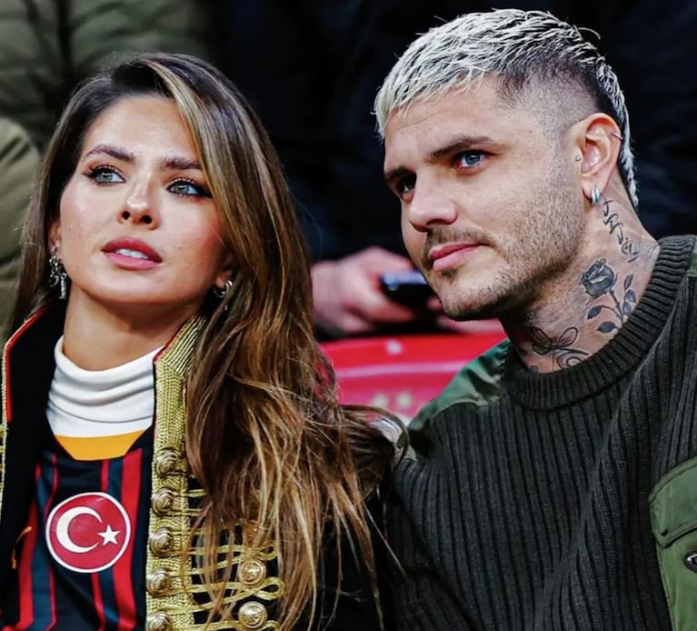 China le declaró su amor a Mauro tras el partido. Foto: IG | mauroicardi