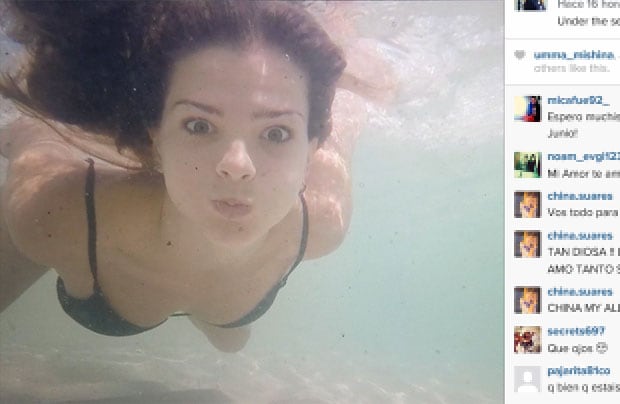 China Suárez, diosa escultural en el mar. (Foto: Instagram)