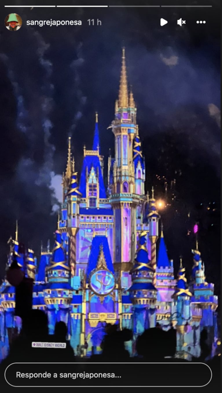 China Suárez llevó a sus hijos a Disney: visitaron el Castillo de la Cenicienta en Magic Kingdom