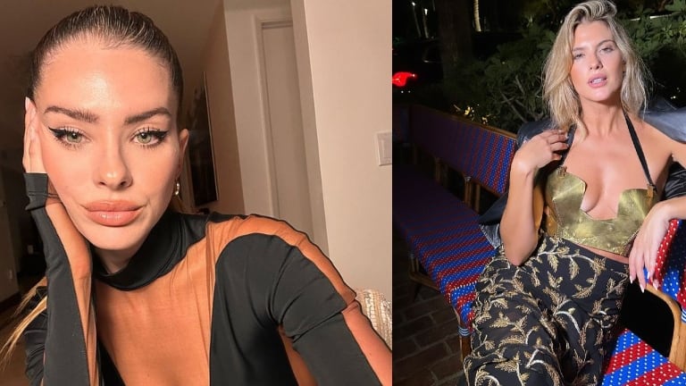 China Suárez lució un catsuit con transparencias en Miami y se encontró con Mery del Cerro