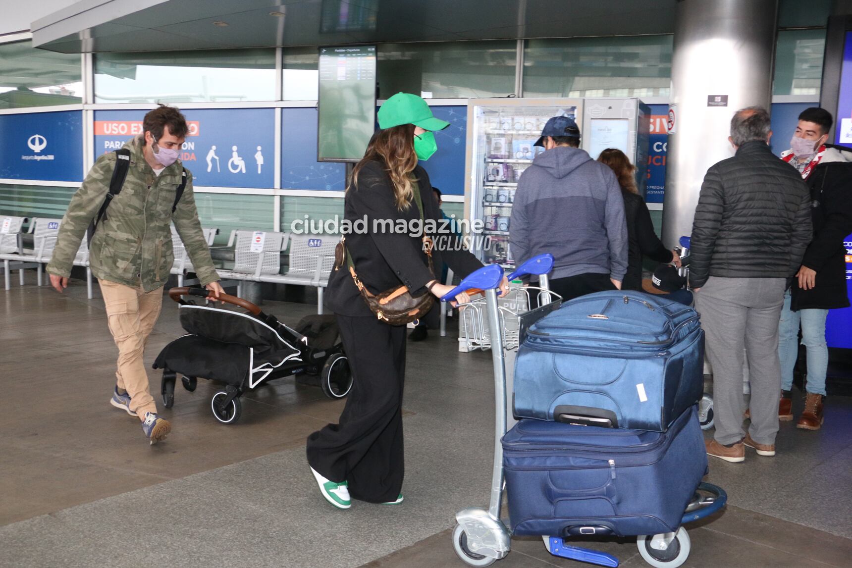 China Suárez partió rumbo a España tras su ruptura de Benjamín Vicuña (Fotos: Movilpress).