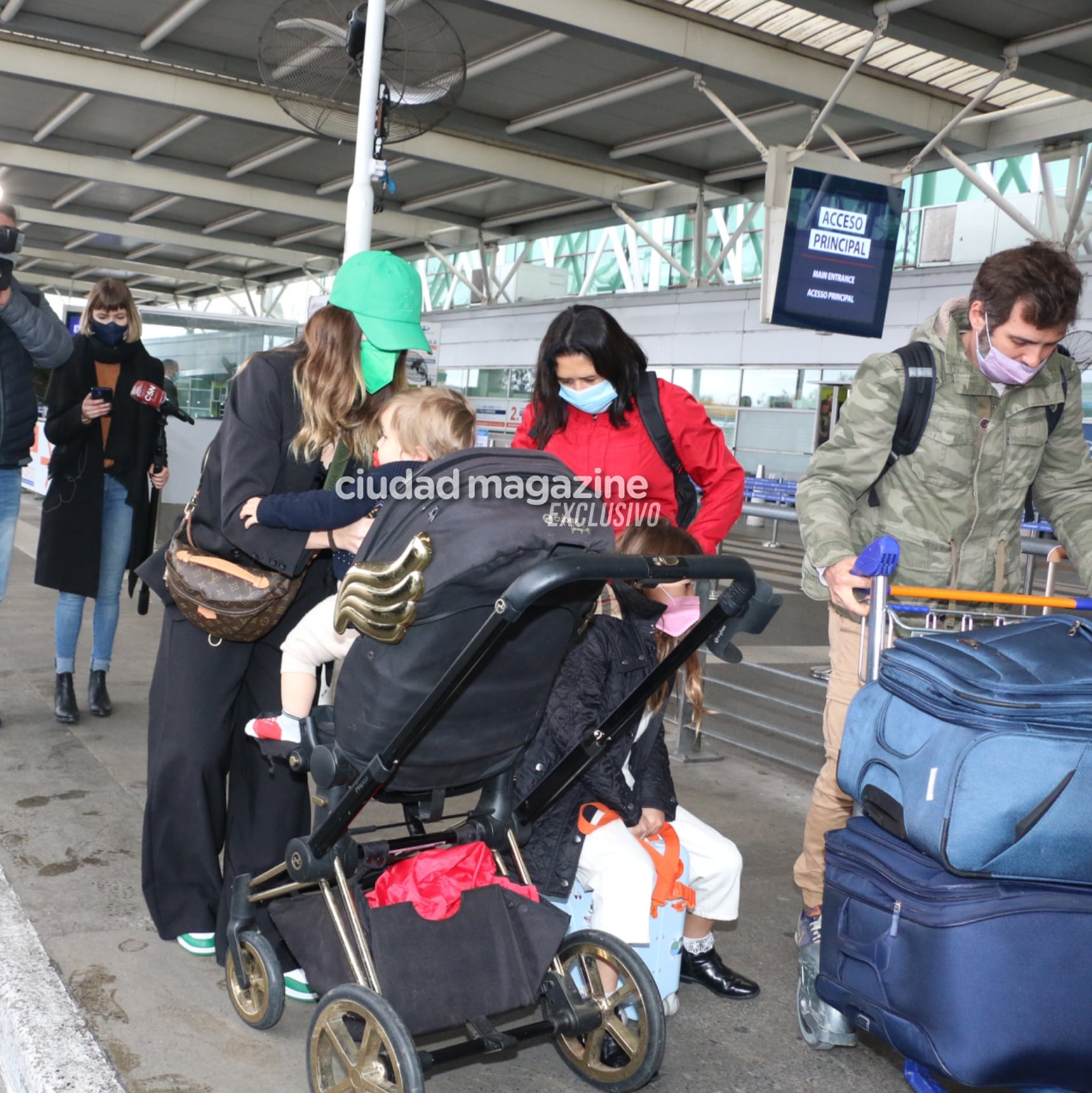 China Suárez partió rumbo a España tras su ruptura de Benjamín Vicuña (Fotos: Movilpress).