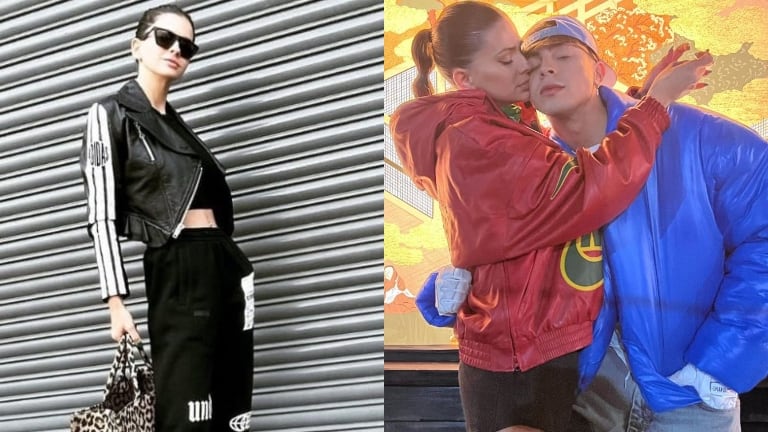 China Suárez salió al cruce de las críticas por 'copiarle' el look a su novio Rusherking (Fotos: Instagram)