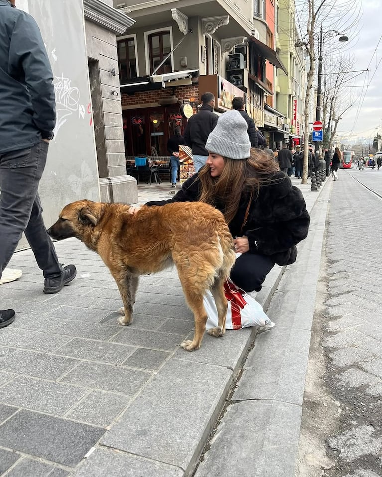 China Suárez, una argentina suelta en Estambul: probó comidas típicas y visitó lugares históricos con Icardi