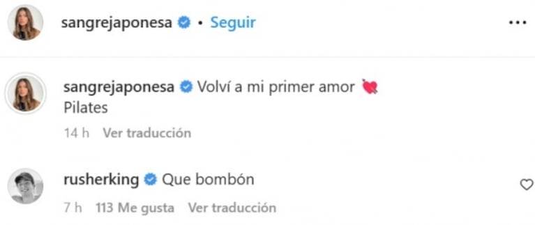 China Suárez volvió a su "primer amor" y Rusherking no tardó en reaccionar