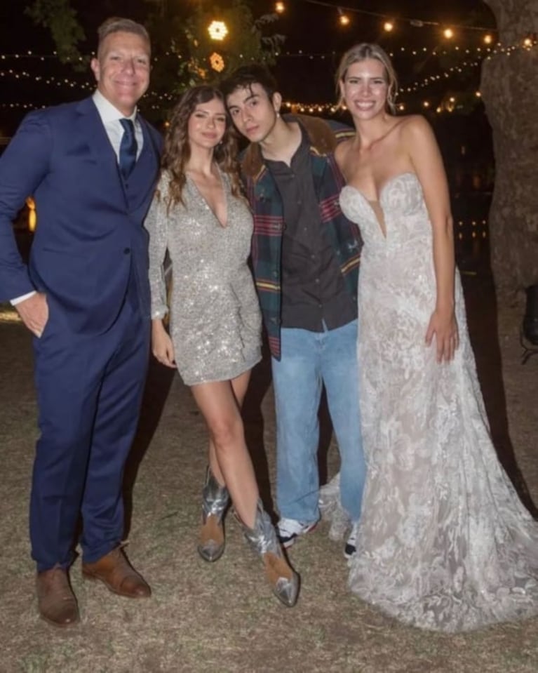 China Suárez y Rusherking en el casamiento de Alejandro Fantino y Coni Mosqueira: la foto inédita