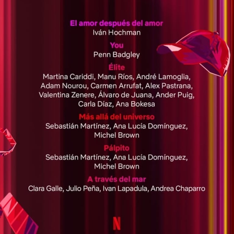 Chino Darín y Peter Lanzani conducirán Tudum, un evento global para fans de Netflix