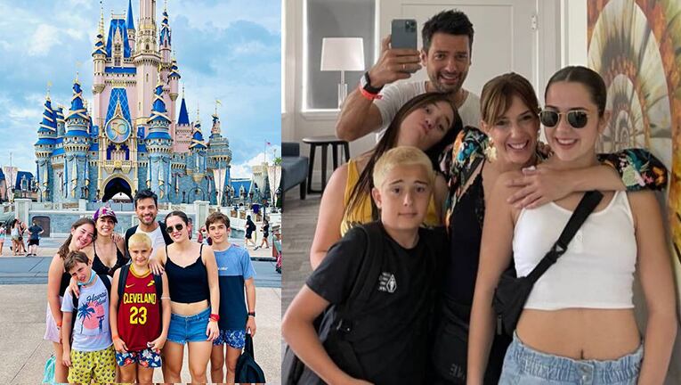 Chino Leunis cumplió su sueño de viajar a Disney con su familia ensamblada.