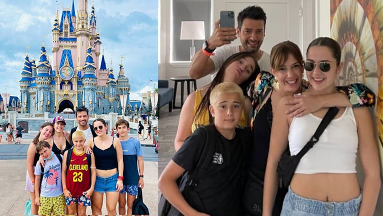 Chino Leunis cumplió su sueño de viajar a Disney con su familia ensamblada.