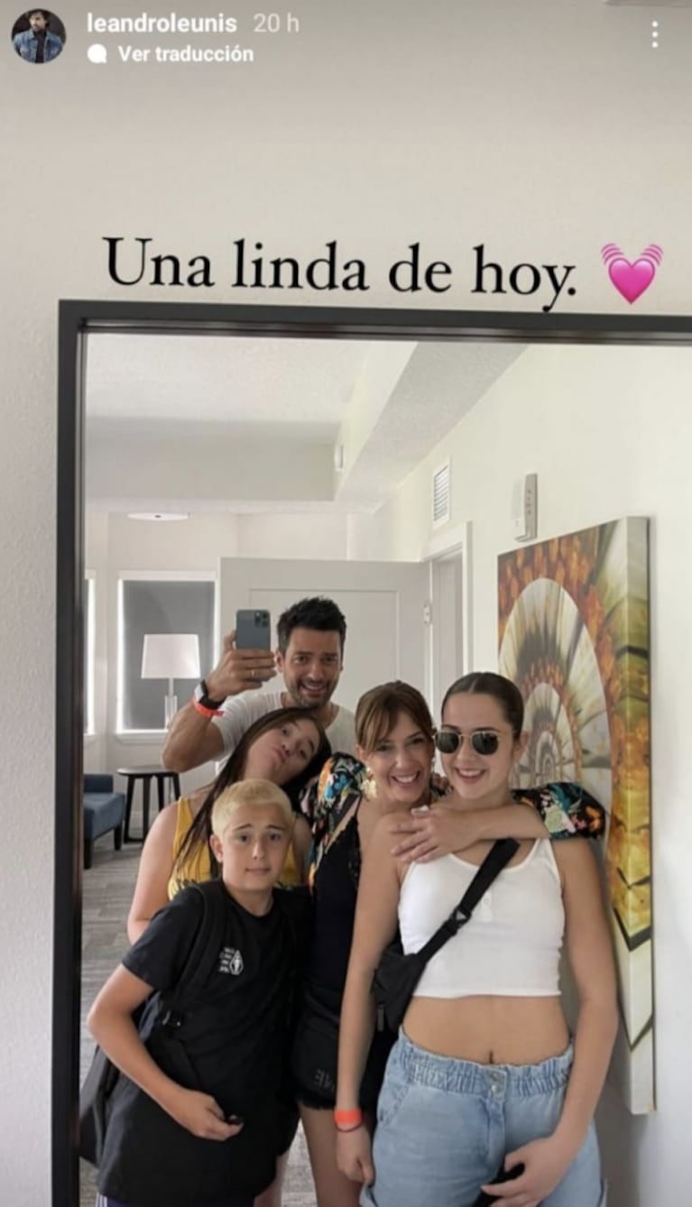 Chino Leunis cumplió su sueño de viajar a Disney con su familia ensamblada: las fotos de una luna de miel distinta 