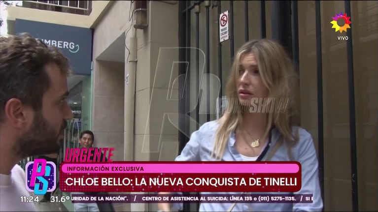 Chloé Bello con Puro Show.