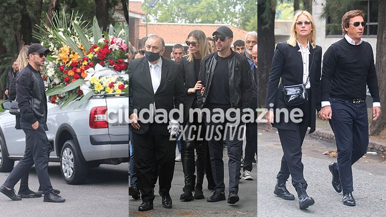 Cholo Simeone despidió a su padre, Carlos (Fotos: Movilpress). 