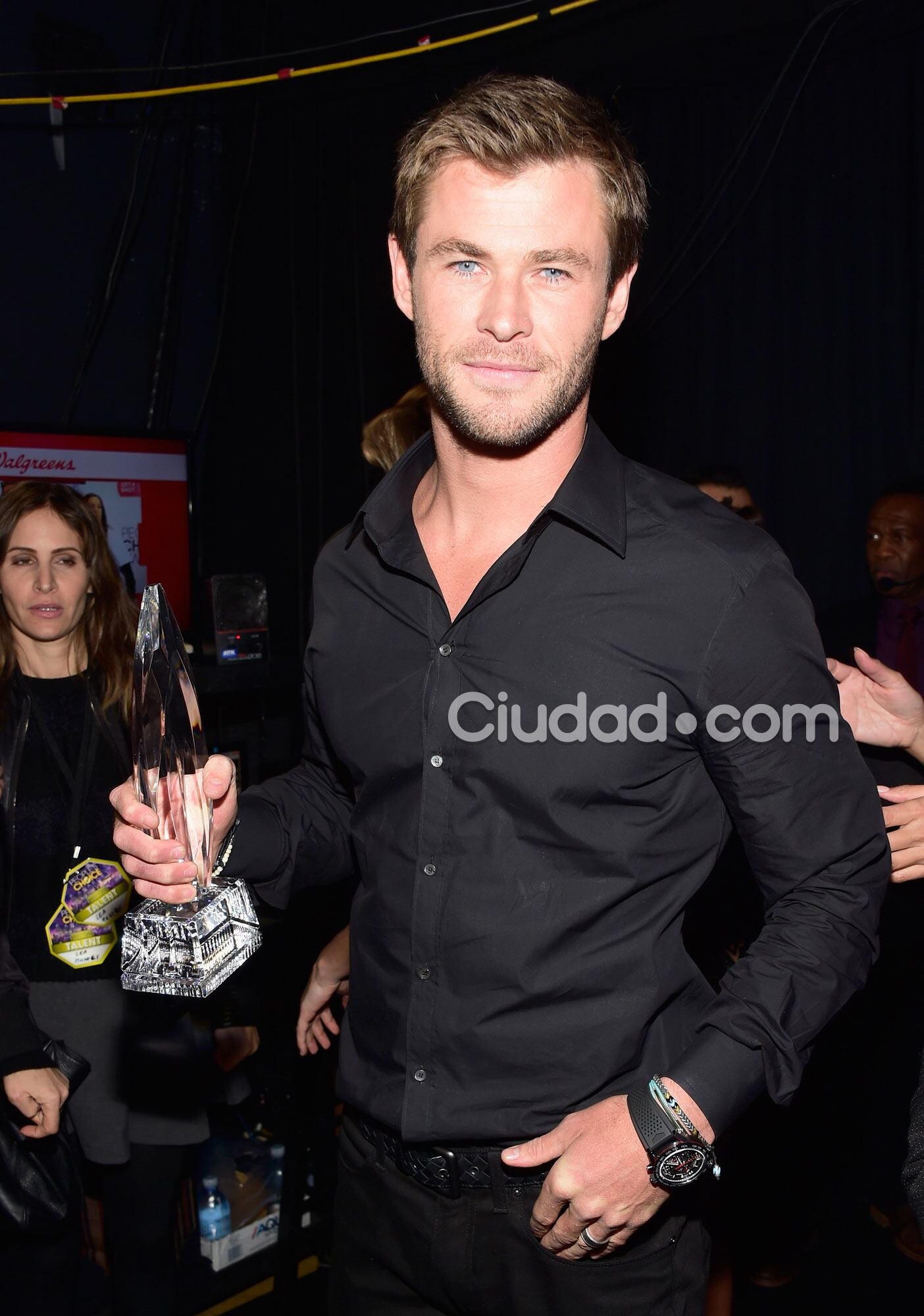 Chris Hemsworth, el galán de los People's Choice Awards (Fotos: AFP). 