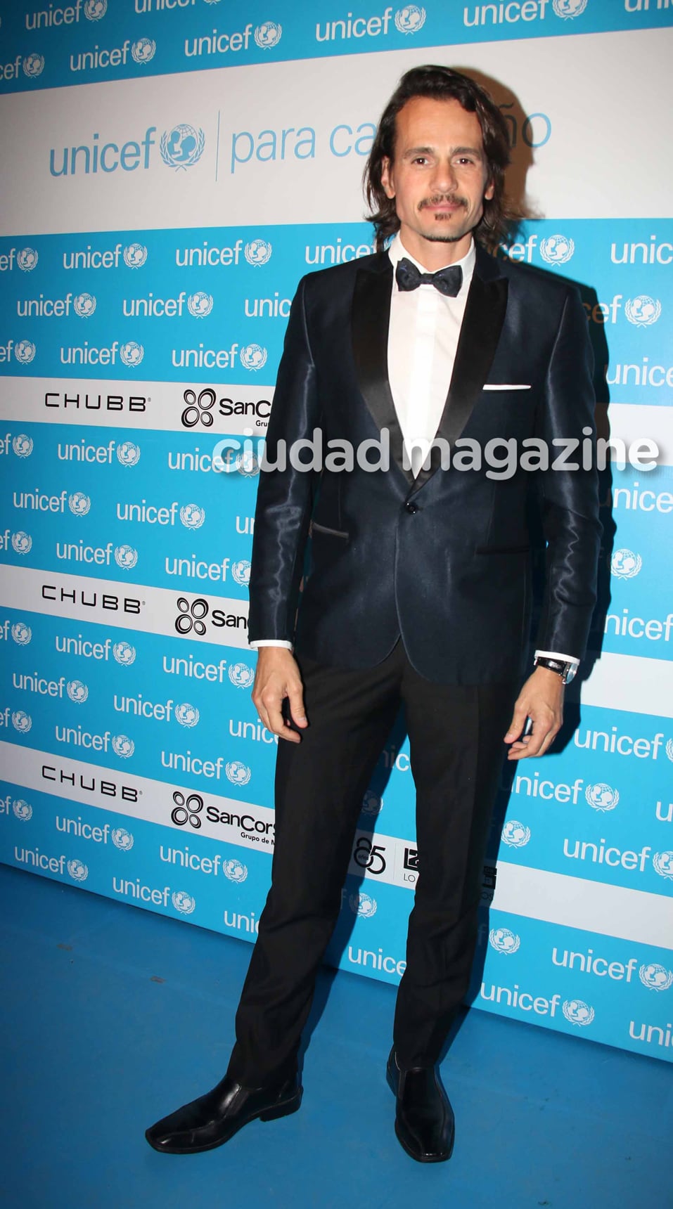 Christian Sancho en la gala a benedicio de Unicef. (Foto: Movilpress)