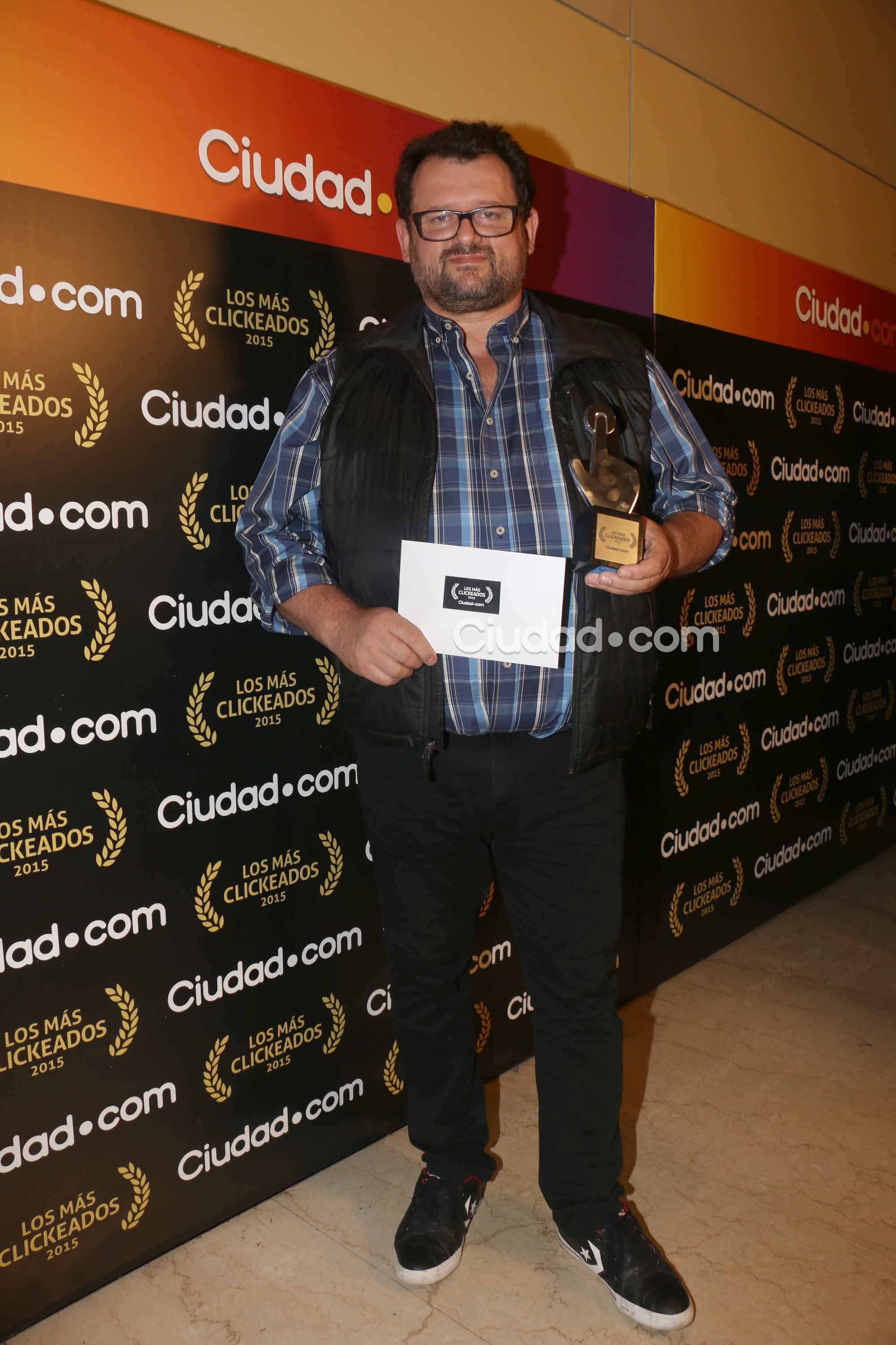 Christophe en la gala de Ciudad.com. (Foto: Movilpress)