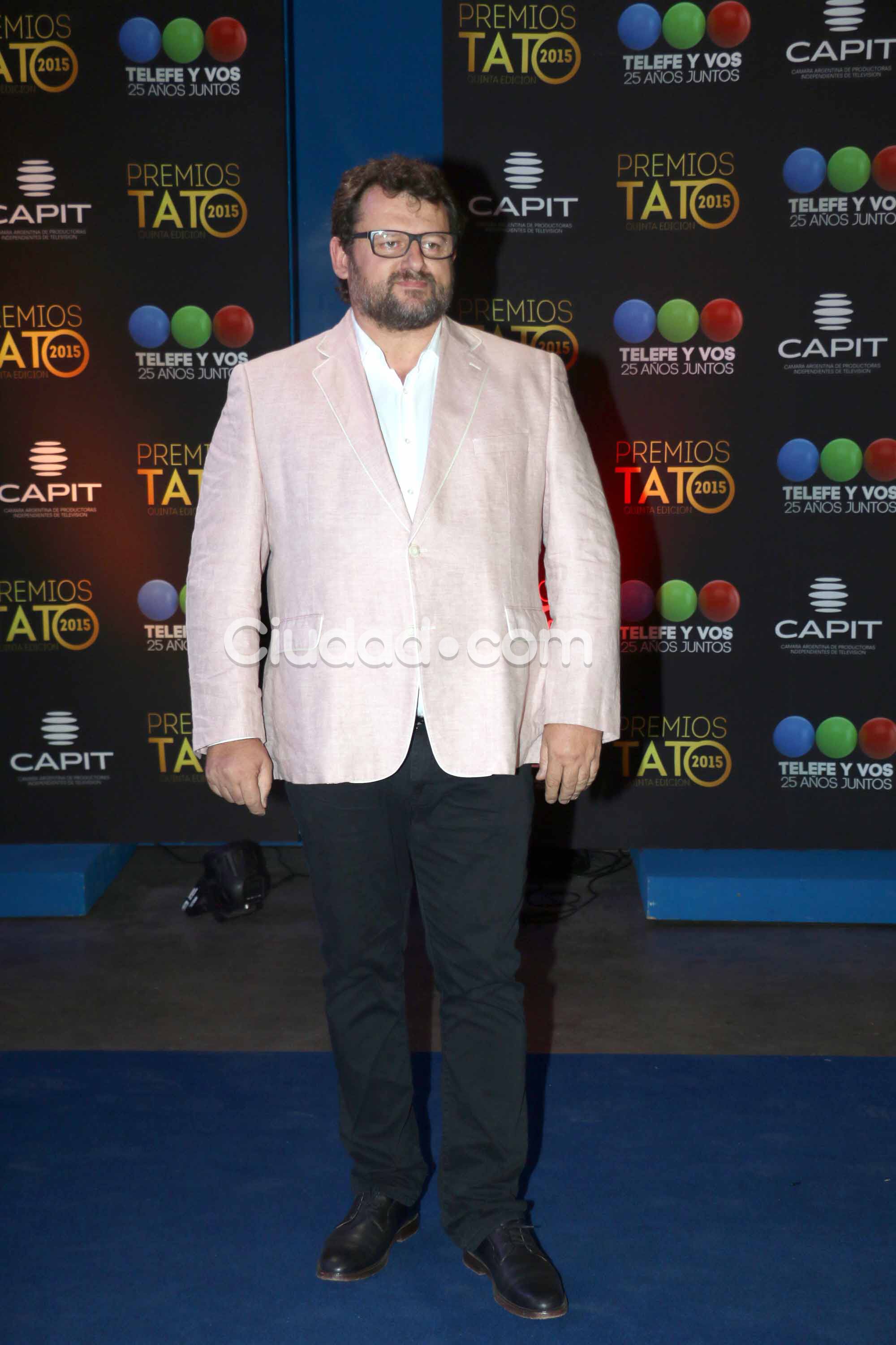 Christophe Krywonis en la entrega de los Premios Tato  (Fotos: Movilpress).