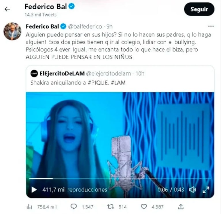 Cinthia Fernández bancó a Shakira y destrozó a Gerard Piqué tras el lanzamiento de su polémica canción