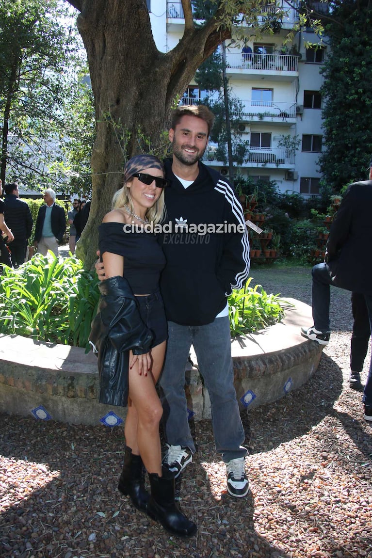 Clara Sarkany junto a Luis Cella
 (Foto: Movilpress)