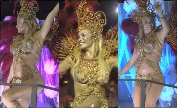 Claudia Fernández enseñó su cuerpazo a puro ritmo en el carnaval de su país. (Foto: Web)