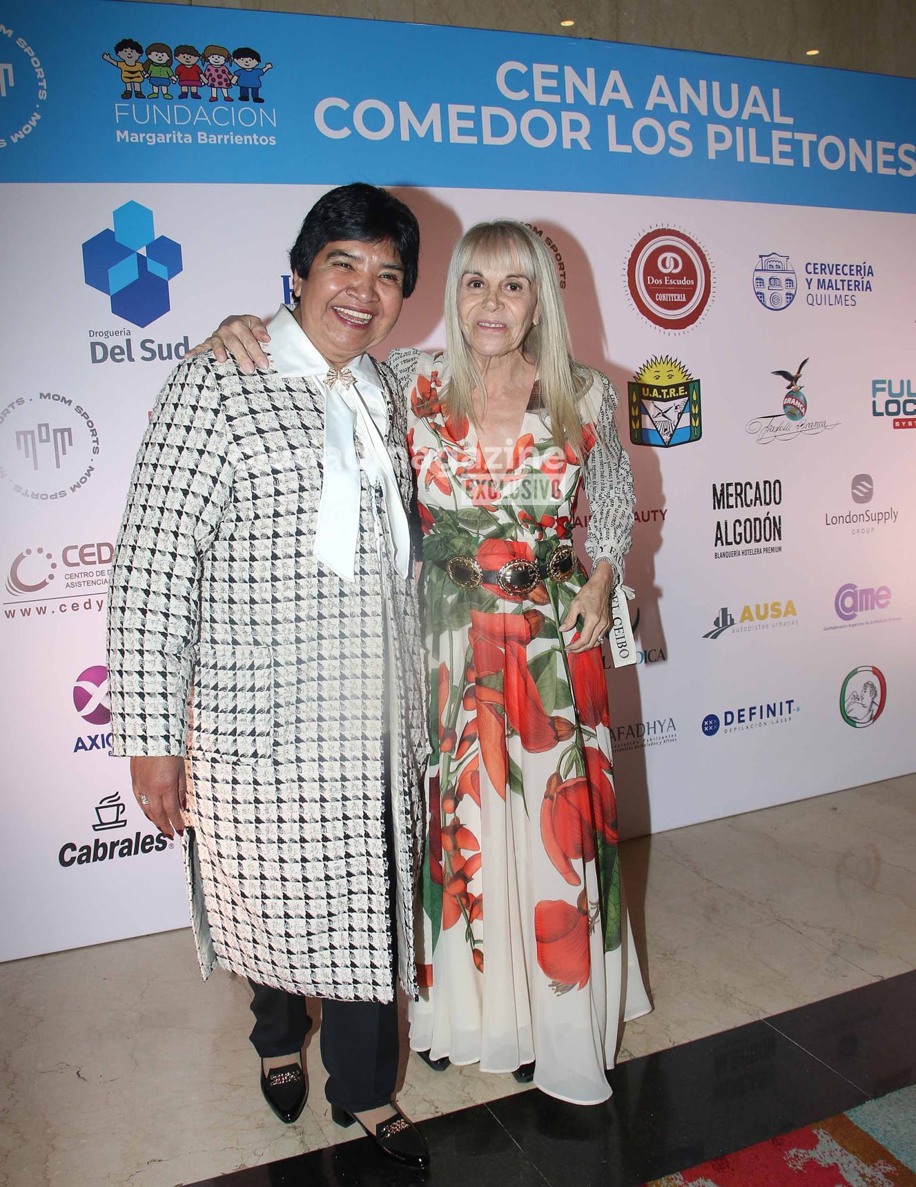 Claudia Villafañe en la gala solidaria de Margarita Barrientos. (Foto: Movilpress)