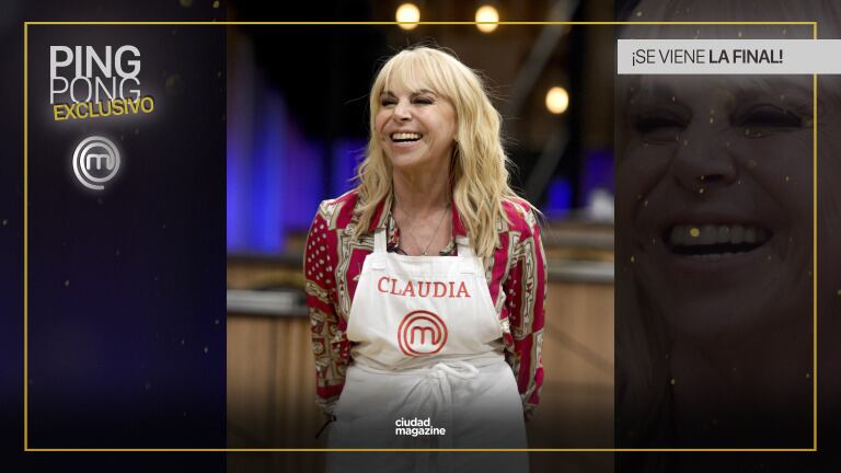 Claudia Villafañe habló de todo en un ping pon íntimo sobre MasterChef: La gente pudo conocerme tal cual soy