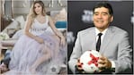 Claudia Villafañe y Gianinna llevaron a Dalma Maradona al altar tras la ausencia de Diego