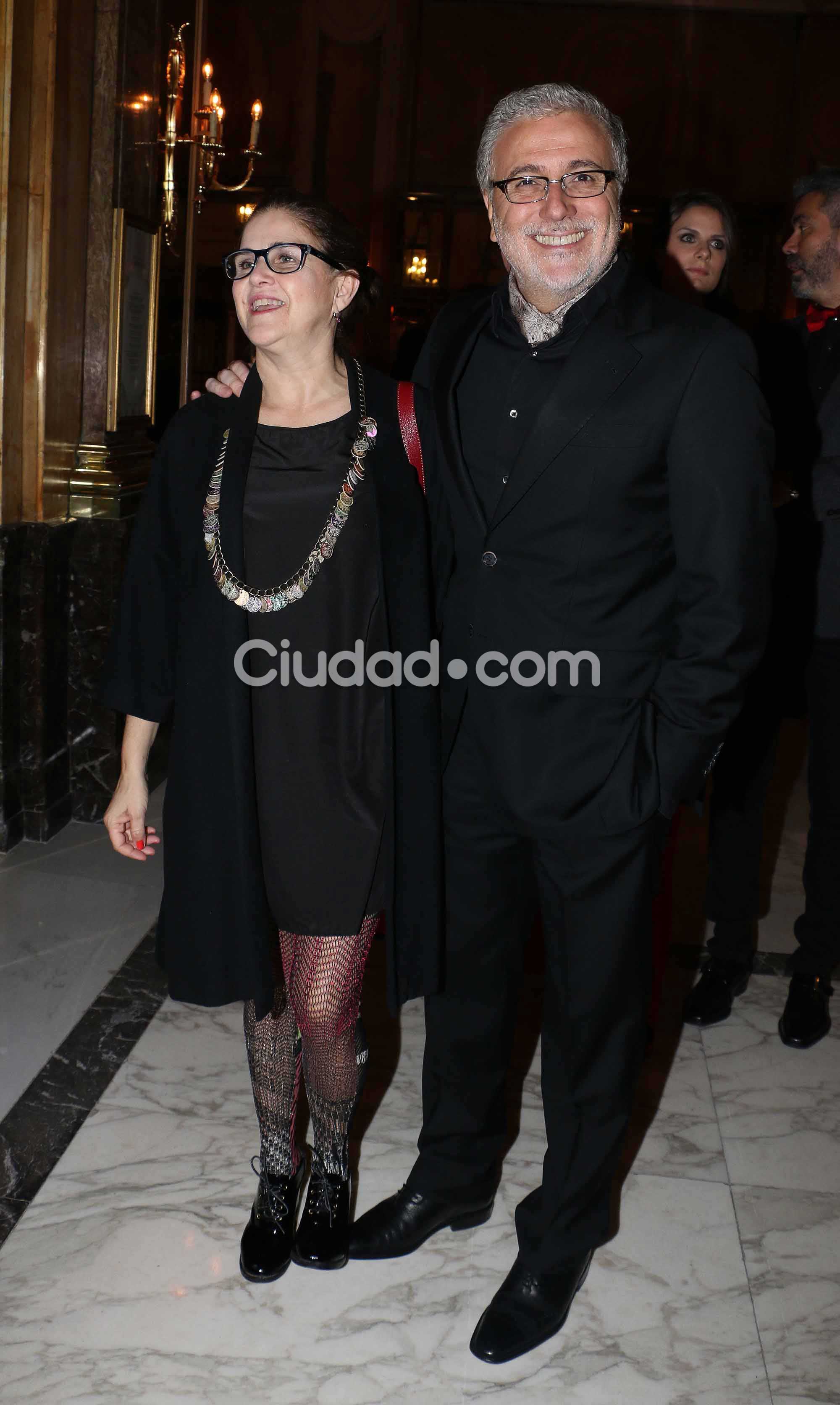 Claudio Villarruel, en la gala de la Casa del teatro. (Foto: Movilpress)