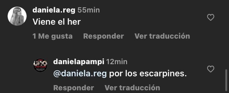 Comentarios a Pampita