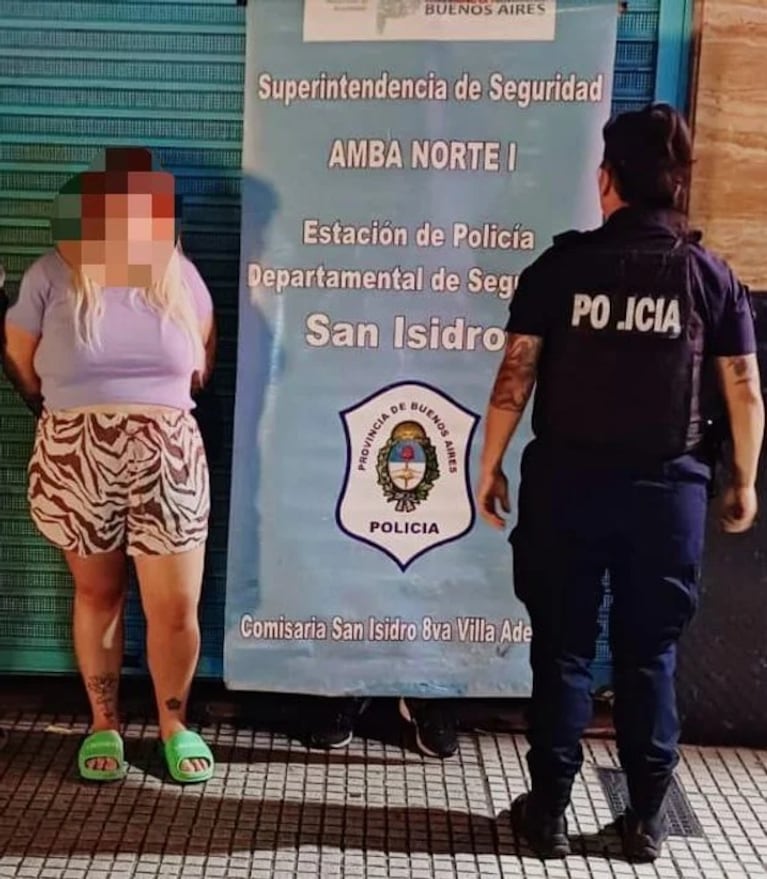 Cómo pasó la noche Morena Rial tras las rejas, en una comisaría de San Isidro