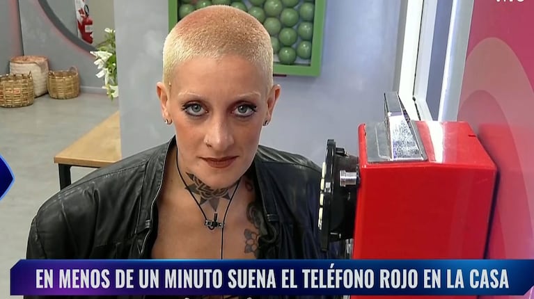 Cómo se dio cuenta Furia de Gran Hermano que iba a sonar el teléfono rojo y por qué no lo atendió