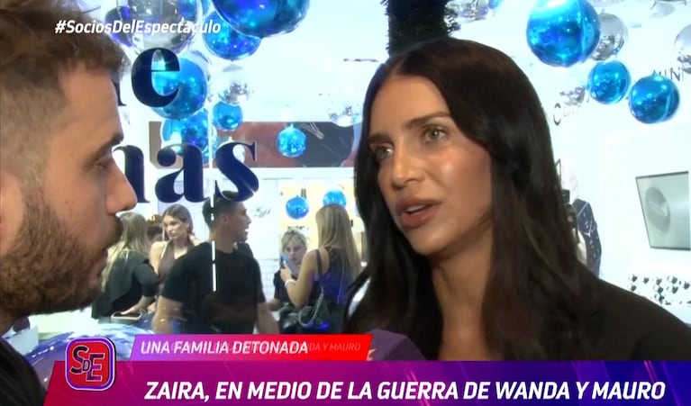 Cómo se lleva Zaira Nara con Mauro Icardi tras la separación de Wanda: su palabra