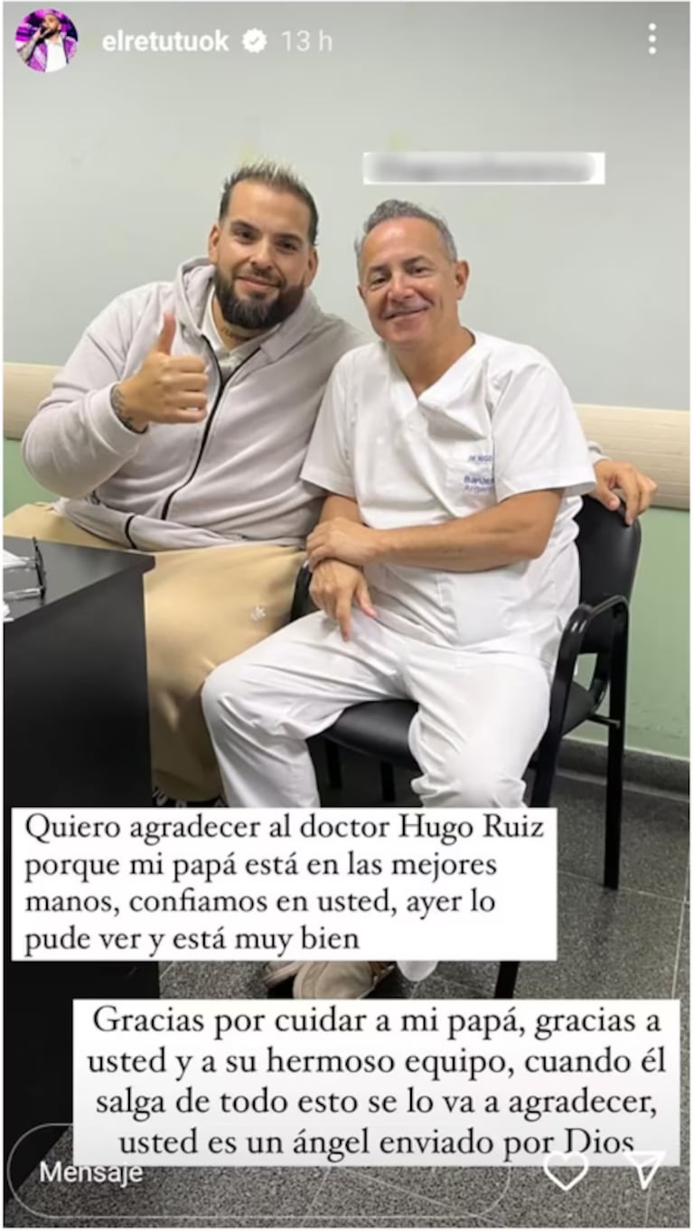 Cómo sigue la salud de El Retutu, exparticipante de Cuestión de Peso que está en terapia intensiva