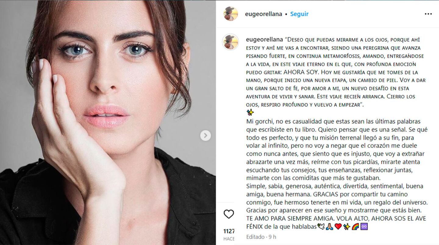 El revelador mensaje de una de las mejores amigas de Silvina Luna, tras el  último adiós: fotos y videos inéditos | Ciudad Magazine