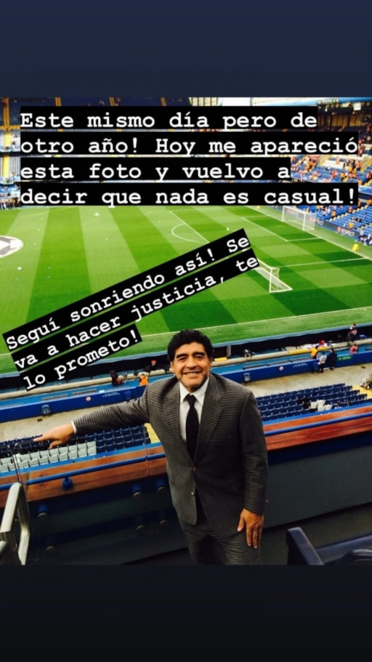 Conmovedor posteo de Dalma Maradona dedicado a su papá en el día que se conoció el informe de la junta médica: "Te prometo que se va a hacer justicia"