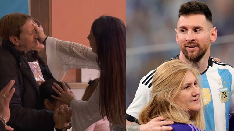 Conocé a Leda, la mujer que cura mediante imposición de manos y recibió a la mamá de Lionel Messi.