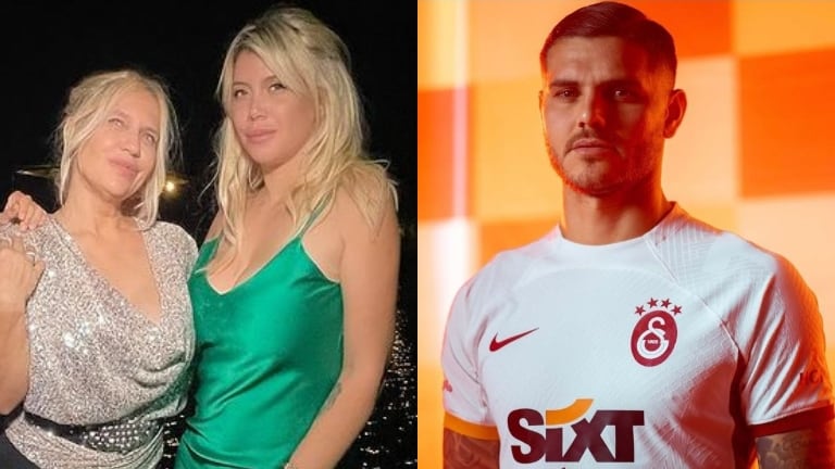 Contundente gesto de la mamá de Wanda Nara a favor de Mauro Icardi en medio de la polémica separación (Fotos: Web e Instagram)