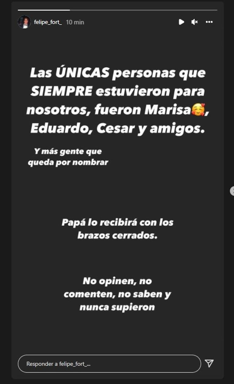 Contundente video de Felipe Fort reafirmando sus duros dichos contra Gustavo Martínez tras su muerte: "No me hackearon"