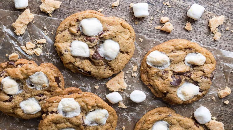 Cookies con marshmallow: crocantes por fuera, suaves y dulces por dentro