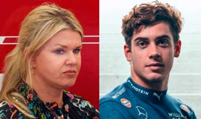 Corinna Schumacher y Franco Colapinto