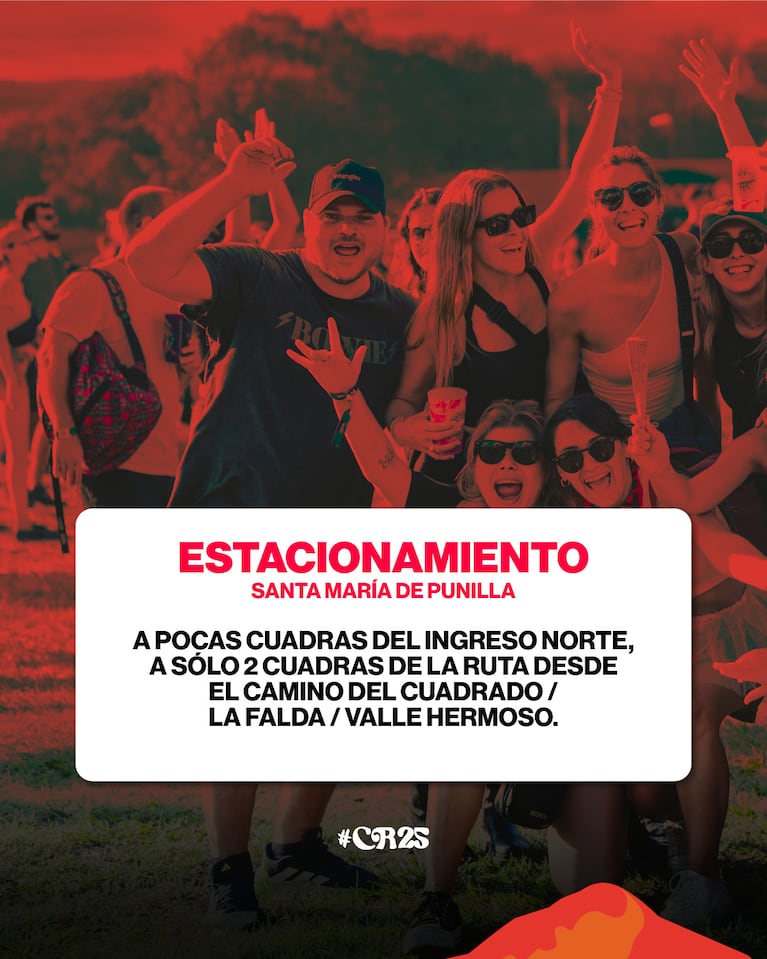 Cosquín Rock 2025: pulseras, estacionamiento, Pocketcash y todo lo que necesitás saber