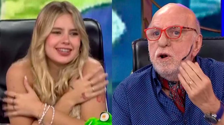 Coti Romero se cruzó con Horacio Pagani en Bendita (Captura El Nueve)