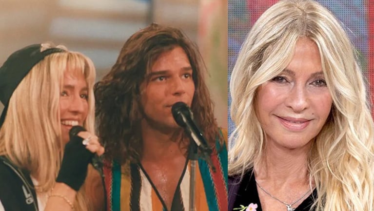 Cris Morena sorprendió con una foto retro de Ricky Martin en Jugate Conmigo.