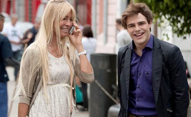 Cris Morena y Peter Lanzani, listos para estrenar Aliados (Foto: Telefe). 