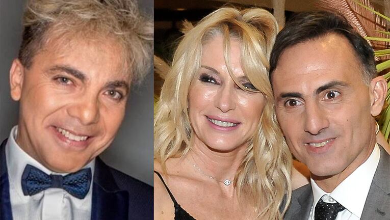 Cristian Castro compartió una tremenda foto con Diego y Yanina Latorre.