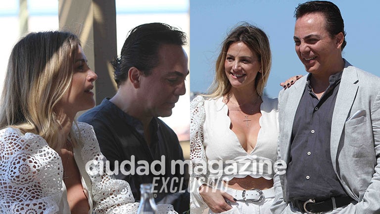 Cristian Castro y Heidi Clair, juntos en Punta del Este (Fotos: GM Press). 