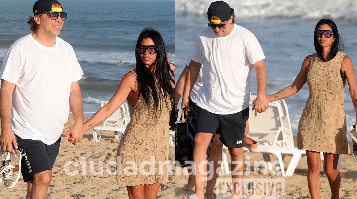 Cristian Castro y su novia este verano en Punta del Este (Fotos: Ramiro Souto).