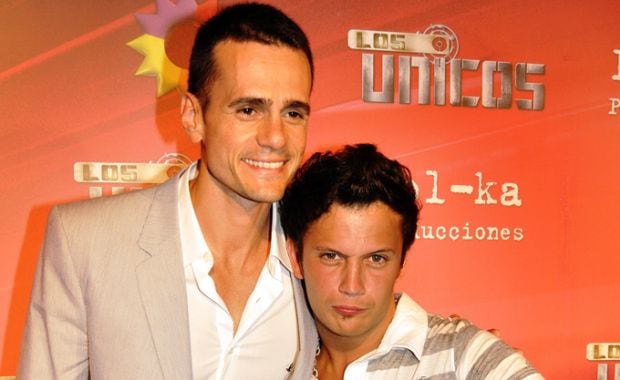 Cristian Sancho y Darío Lopilato en la presentación de Los Unicos 2. (Foto: Jennifer Rubio)